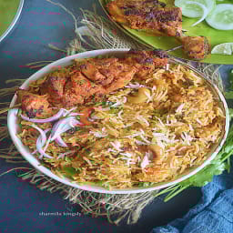 Chicken tikka biryani