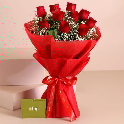 Timeless Love Red Roses Bouquet Timeless Love Red Roses Bouquet