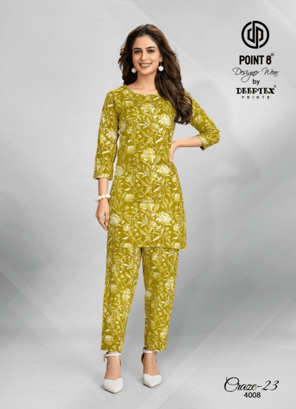 Craze 23 Deeptex Prints Co Ord Set