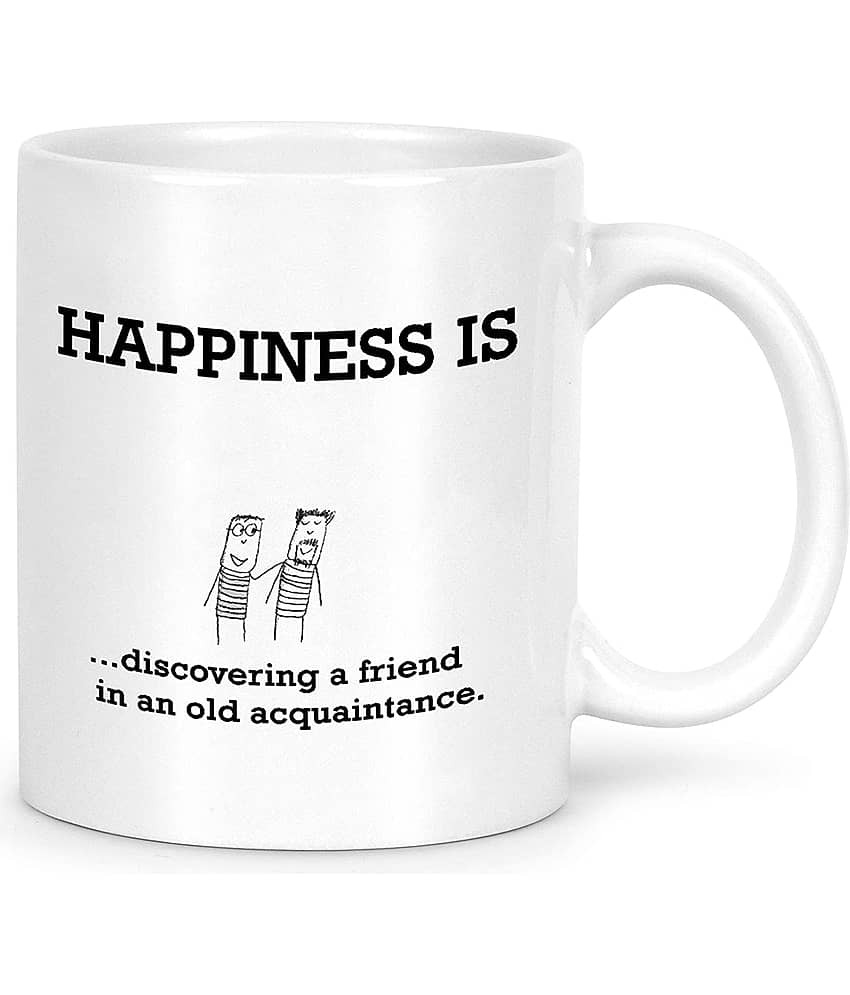 Idream Quote Printed Ceramic Coffee Mug 1 Pcs 330 mL