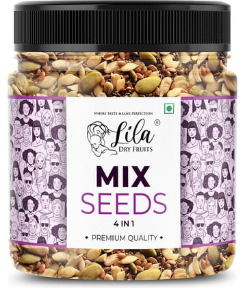 LILA DRY FRUITS 4 in 1 Superseed Mix 250g Chia, Pumpkin, Sunflower & Flax Seeds
