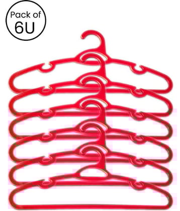 Generic - Plastic Standard Clothes Hangers ( Pack of 6 )