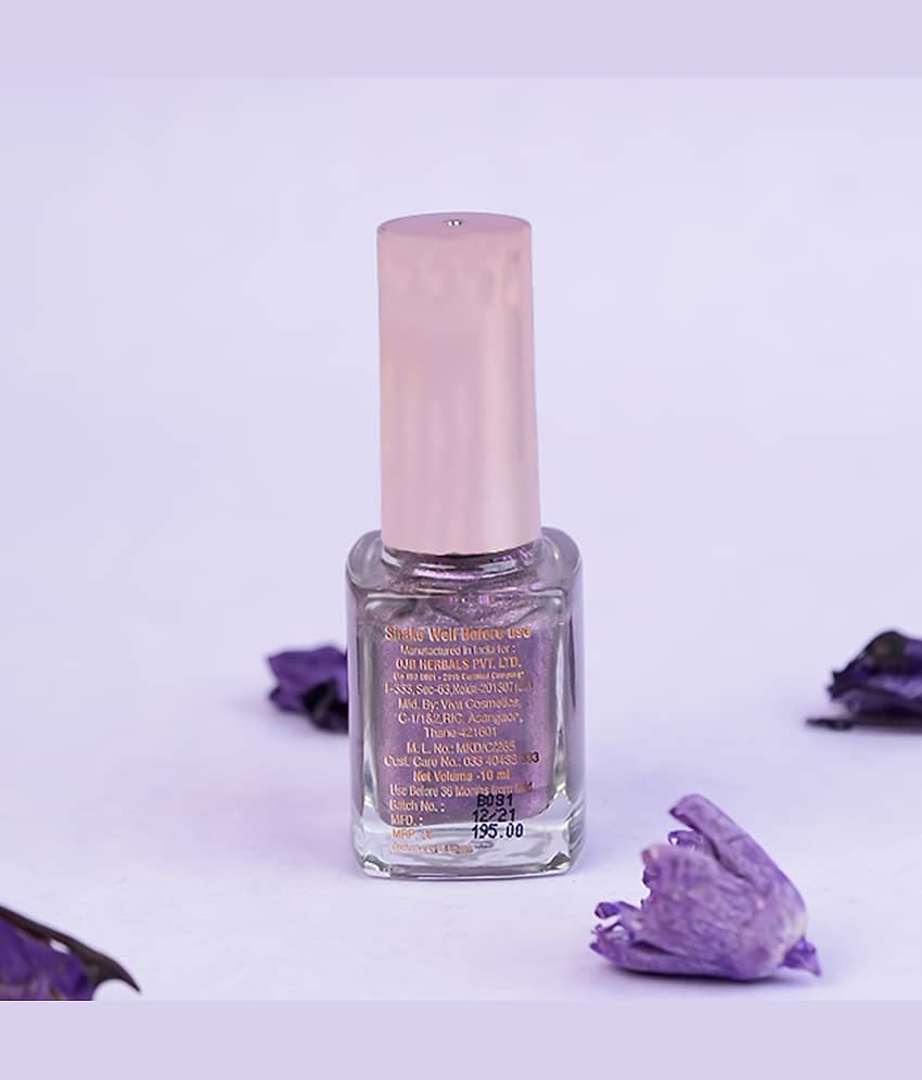 Oshea Herbals Nail Enamel 13 Titanic Purple 10Milliliters