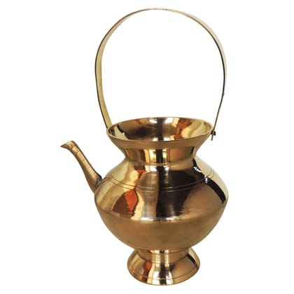 Brass Kamandal 500 ml – Pooja Showpiece Holy Water Pot, Height : 5 Inch (ZMAS530 E)
