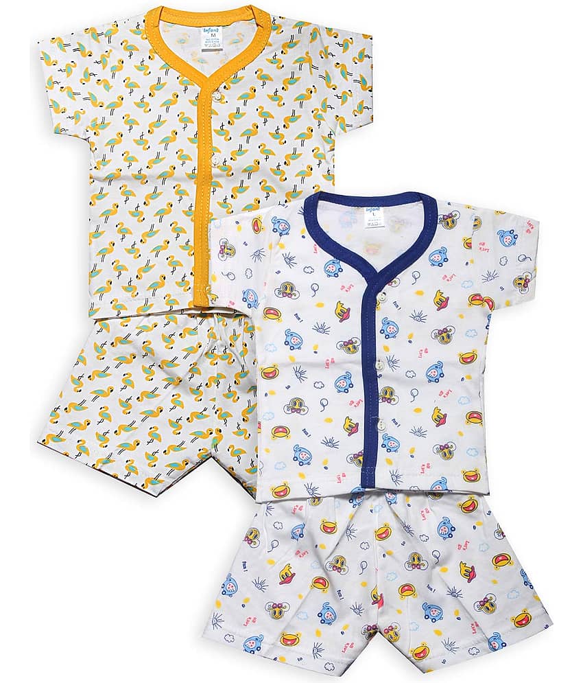 INFANT Unisex for Baby 100% Cotton T Shirts & Shorts ( Multi )