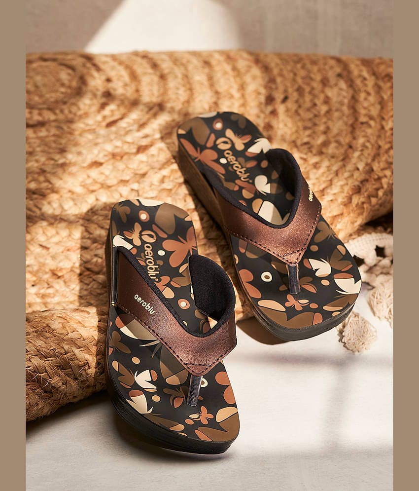 Aeroblu Footwear Brown Women's Flats