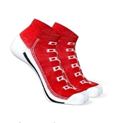 RED- URBAN SHOE EDITION-Pack of 1-Pair