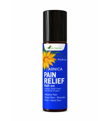 Arnica Pain Relief Roll-On 10 ml | Herbal Pain Relief Oil | Fast Absorbing | Supports Joint Muscle Back Pain Relief | Easy Roll-On Application