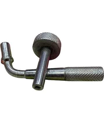 EmmEmm Combo of Multi Vehicle L Shape & Round Shape Tappet Adjuster Key with Sqaure Hole