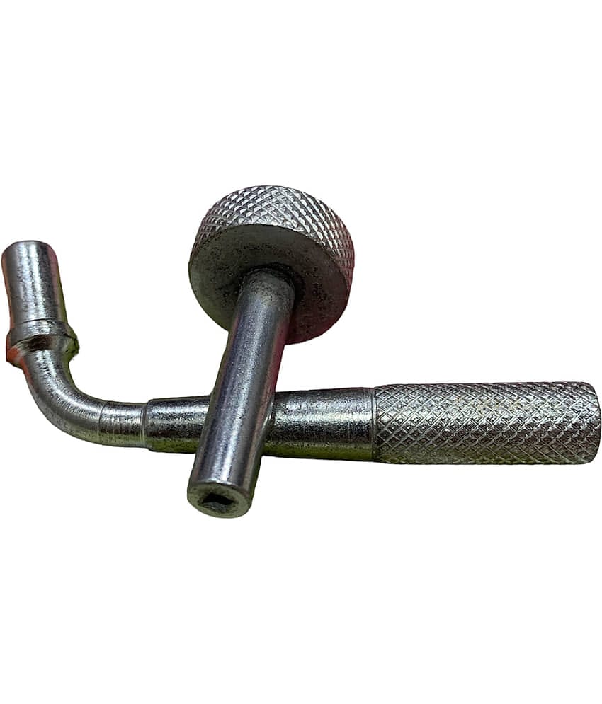 EmmEmm Combo of Multi Vehicle L Shape & Round Shape Tappet Adjuster Key with Sqaure Hole