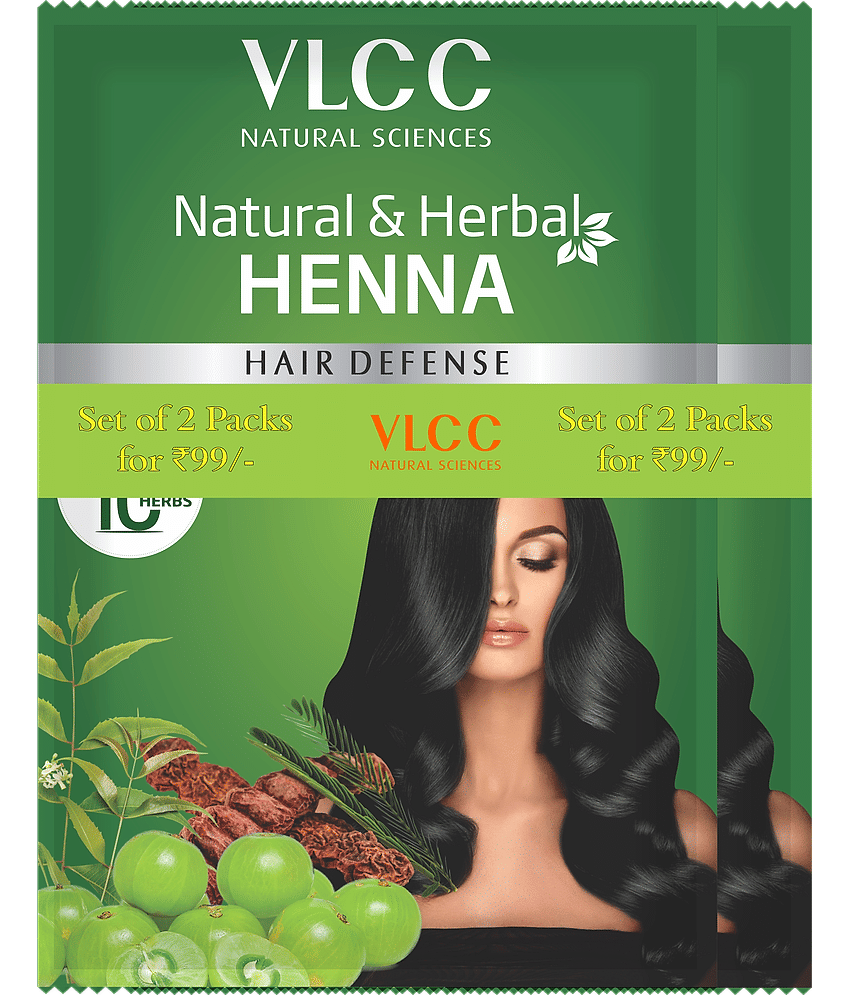 VLCC Natural & Herbal Henna ( Buy 1 get 1 Free) 240 g Each ( Pack of 3 )