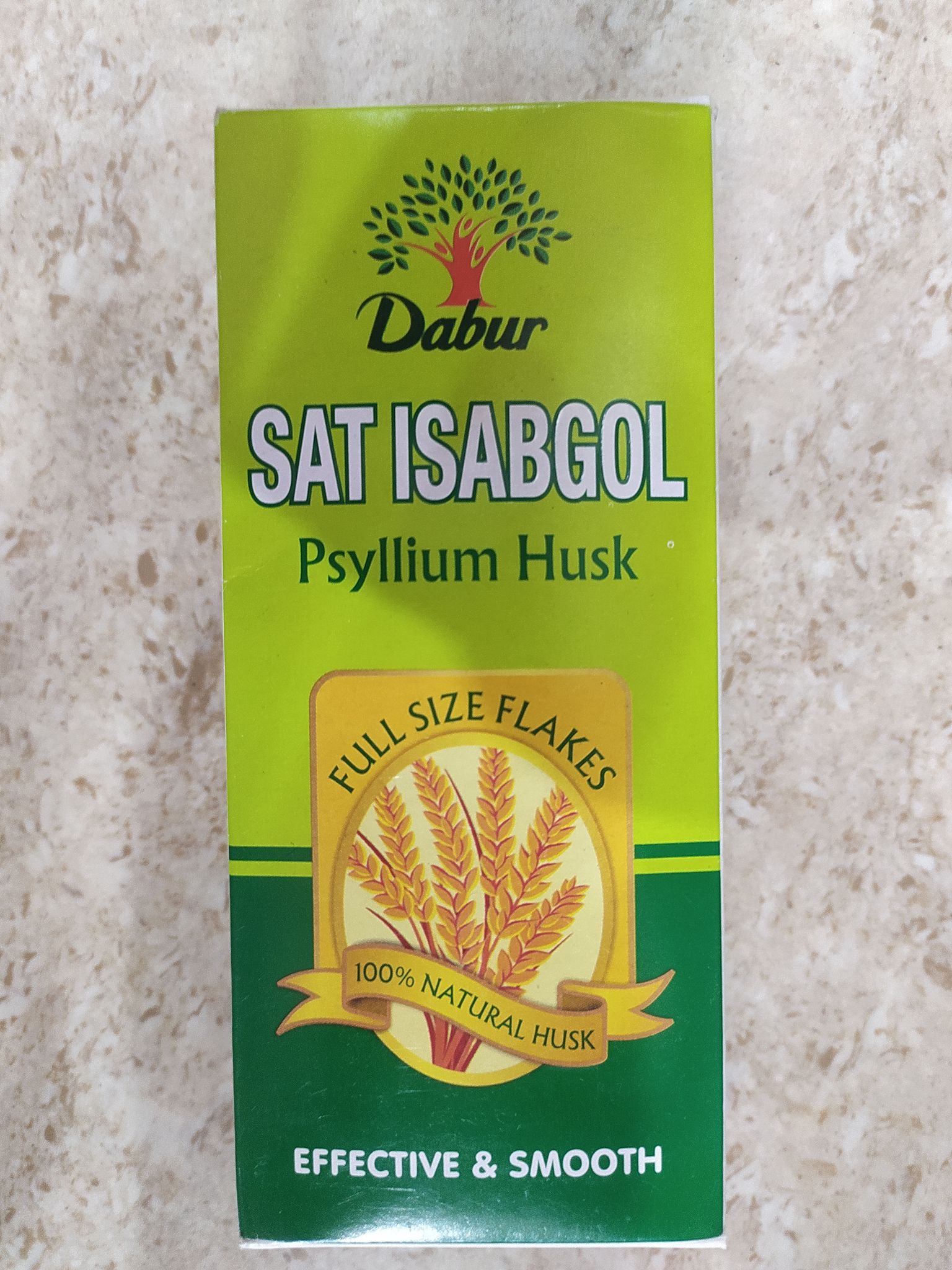 Dabur Sat isabgol Full Size flaki 100% natural husk 