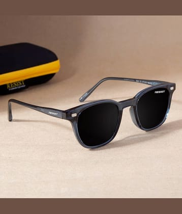 RESIST EYEWEAR Blue Square Sunglasses ( Pack of 1 )