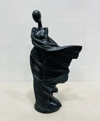 Shadow Muse – Feminine Grace Sculpture-Black / Polyresin | Gloss Finish / H: 12 | L: 6