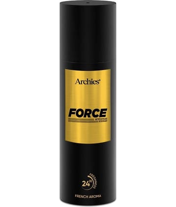 Archies FORCE Freanch Aroma Antiperspirant Sporty Deodorant Spray for Men 200ml - Pack of 1