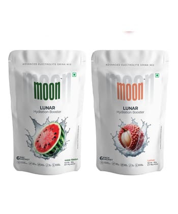 Moon Lunar Watermelon and Lunar Lychee combo, 192 gm