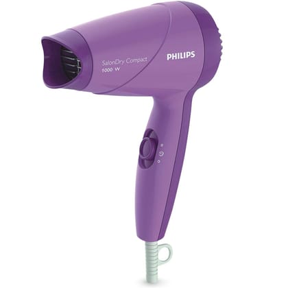 Philips HP8100/46 Compact Hair Dryer, 1000 Watts - Purple