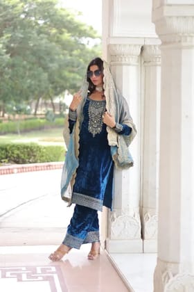 PREMIUM VELVET TOP-PANT-DUPATTA PREMIUM VELVET TOP-PANT-DUPATTA