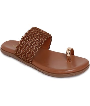 ORTHO JOY - Green Women's Flats