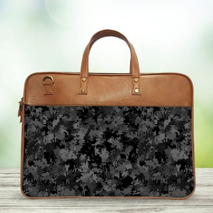 Black Pop Classic Laptop Bag