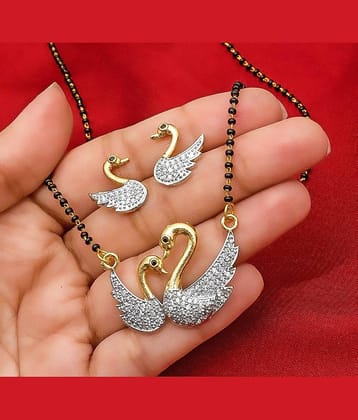 Sunhari Jewels - Golden Mangalsutra Set ( Pack of 1 )