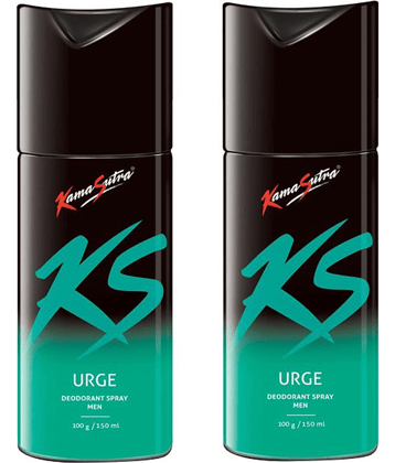 KamaSutra - Deodorant Spray for Men 150 ml ( Pack of 2 )