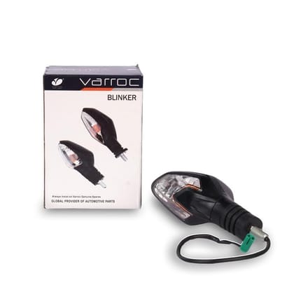 Varroc Front LH & Rear RH Indicator PLTN 110 BS6 Bike | Durable Build & Superior Performance | Resists Water and Corrosion | Shockproof | Easy Installation with Pre-Wiring | Pack of 2