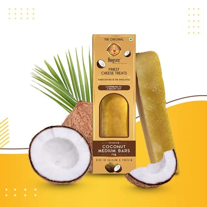 Dogsee Chew Singles Coconut Medium Bars 70 Gms