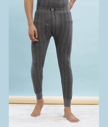 Dollar Ultra Pack of 1 Cotton Blend Thermal Bottoms For Men's ( Grey )