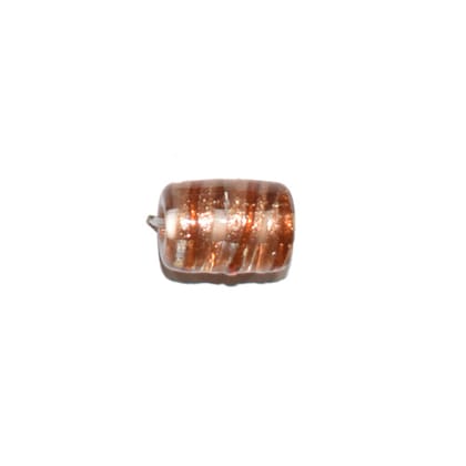 Beadwaala Handmade Fancy Lampwork Glass For Jewelry Making. (Tube) SFL-093-Per Packet 25 Pcs / 15X11 MM