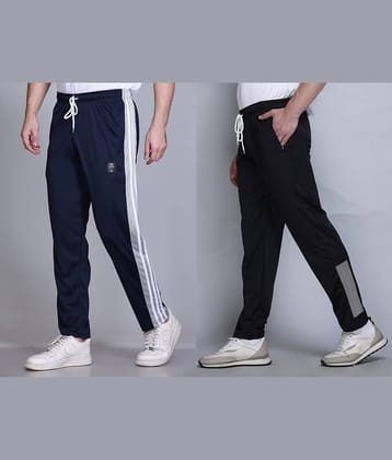 HVBK Multicolor Polyester Men's Trackpants ( Pack of 2 )