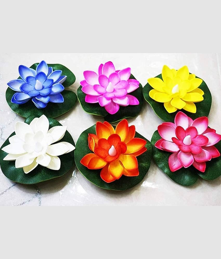 HARSHLOVE Plastic Diwali Diya - Pack of 6