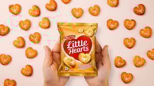 Britannia Little Hearts Classic Shaped Sugar Sprinkled Biscuit 26 GRAM