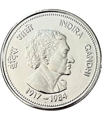 Rare 10000 Rupee Indira Gandhi UNC Coin