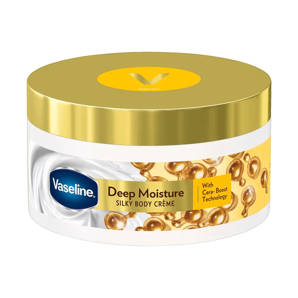Vaseline Deep Moisture Silky Body Creme 180gm