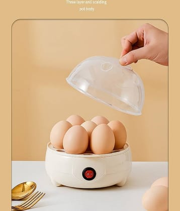 Shopeleven Electric Egg Boiler | 3 Boiling Modes | Automatic Operation | Overheat Protection | Features for Effortless Cooking With Self-regulating Function