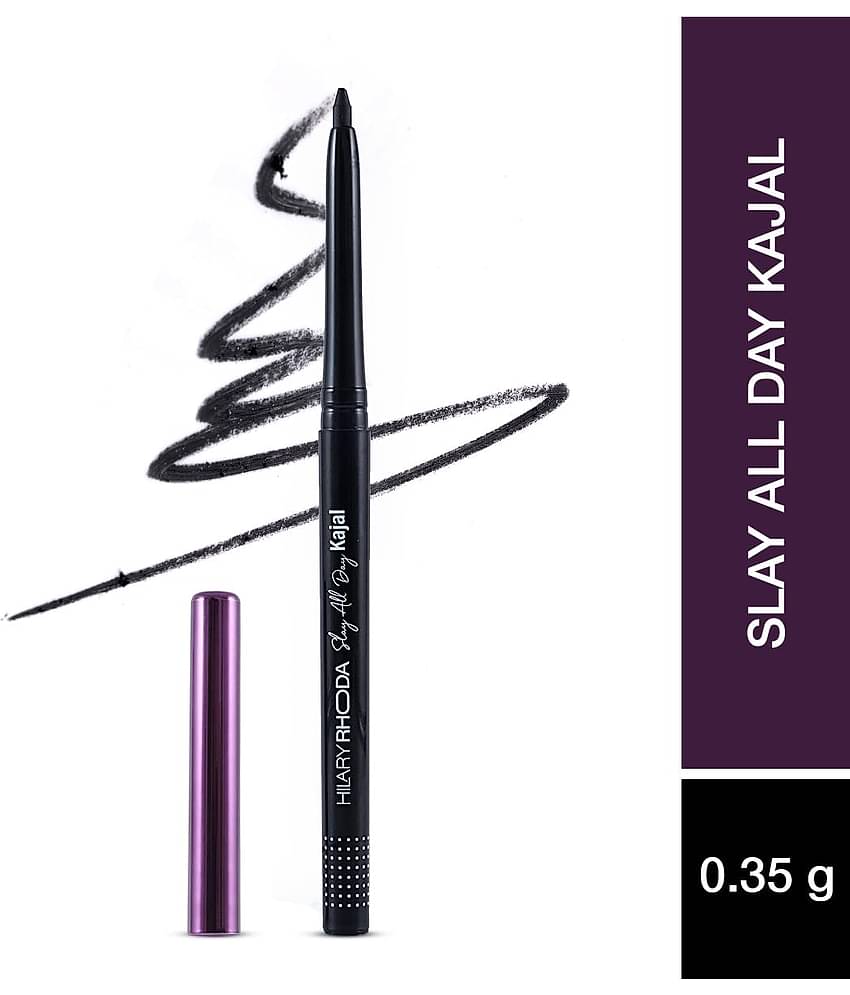 Hilary Rhoda Black Matte Kajal 20 g Pencil ( Pack of 1 )