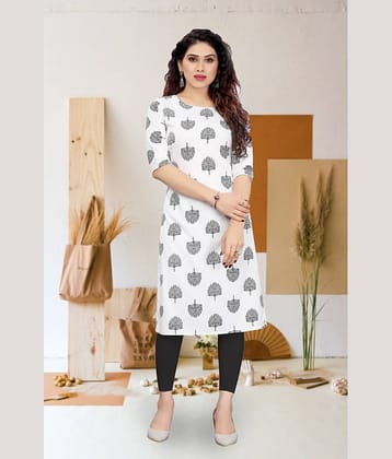 KETAKI FASHION Pack of 1 Crepe Printed Straight Women's Kurti - ( Multicolor )