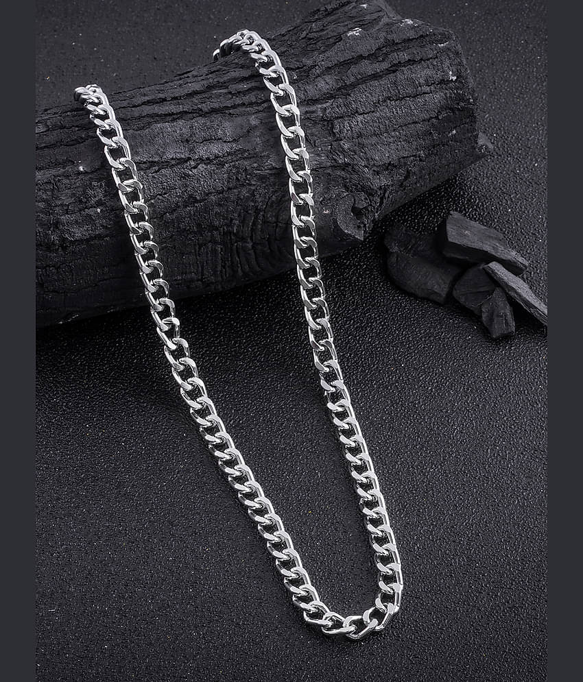 Lyriss Silver Plated Brass Chain ( Pack of 1 )