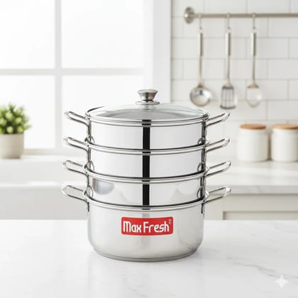 Maxfresh Steamer  24 CM x 4 TIER