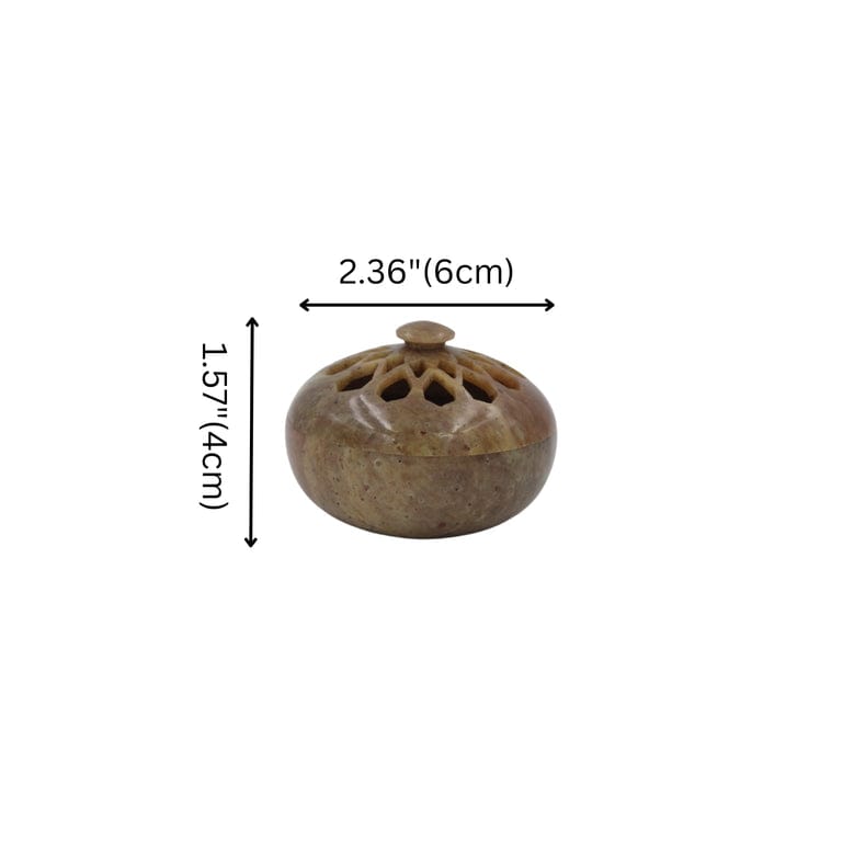 Soapstone T-light Candle Holder