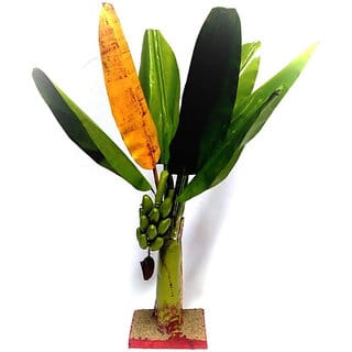simonart and printing golu dolls artificial banana tree 1 ft