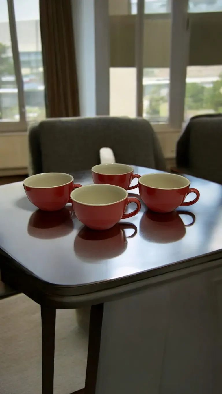 Cherry Blossom Latte Cups (Set of 4)