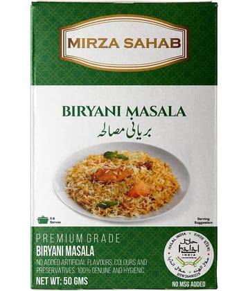 Mirza Sahab Biryani Masala Instant Mix 50 gm Pack of 4