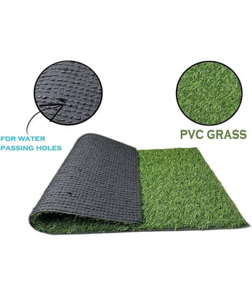 Revexo - Anti-skid Plastic Door Mat ( 40 X 60 cm ) Single - Green