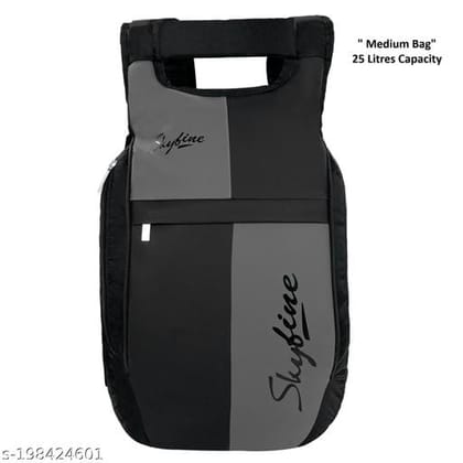 Men stylish pu leather backpack college office travel bag for boys