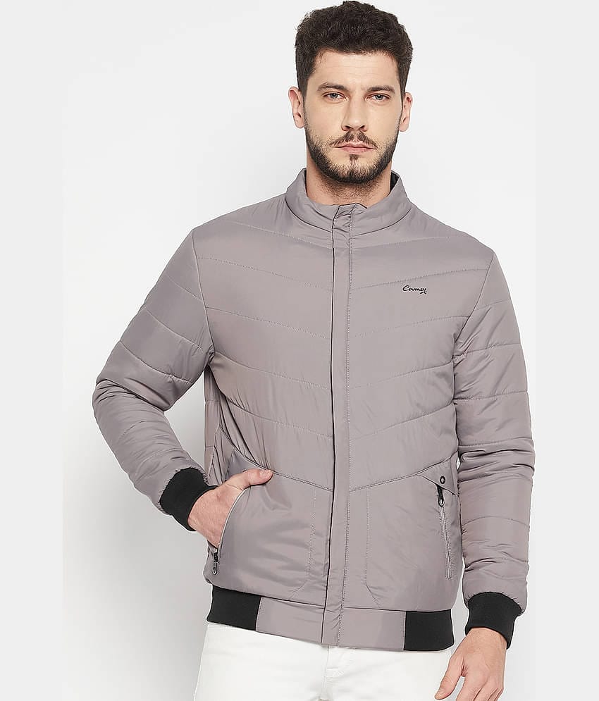 Camey Polyester Men's Puffer Jacket - Grey ( Pack of 1 )