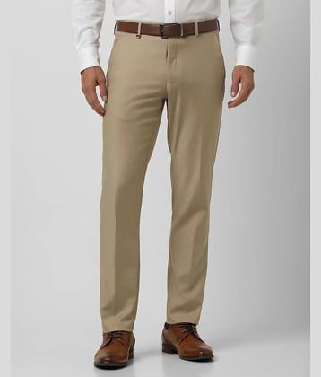 VILLAIN Slim Flat Men's Formal Trouser - Dark Grey ( Pack of 1 )