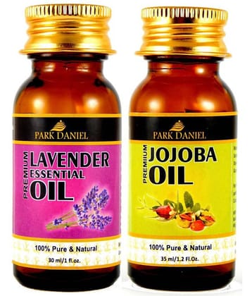 Park Daniel Lavender Essential oil & Jojoba Oil 100% Pure & Natural 30 ml Pack of 2