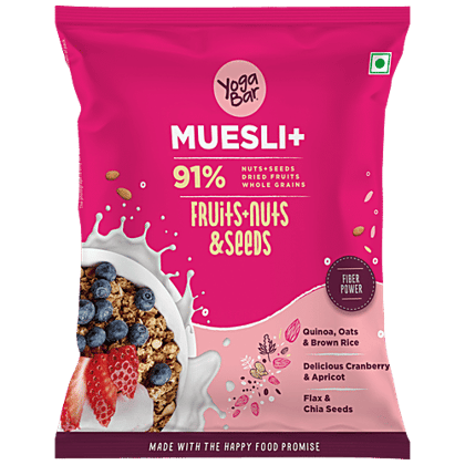 Yoga Bar Muesli - Fruits, Nuts & Seeds, Healthy, Rich In Protein, Breakfast Cereal, 40 g
